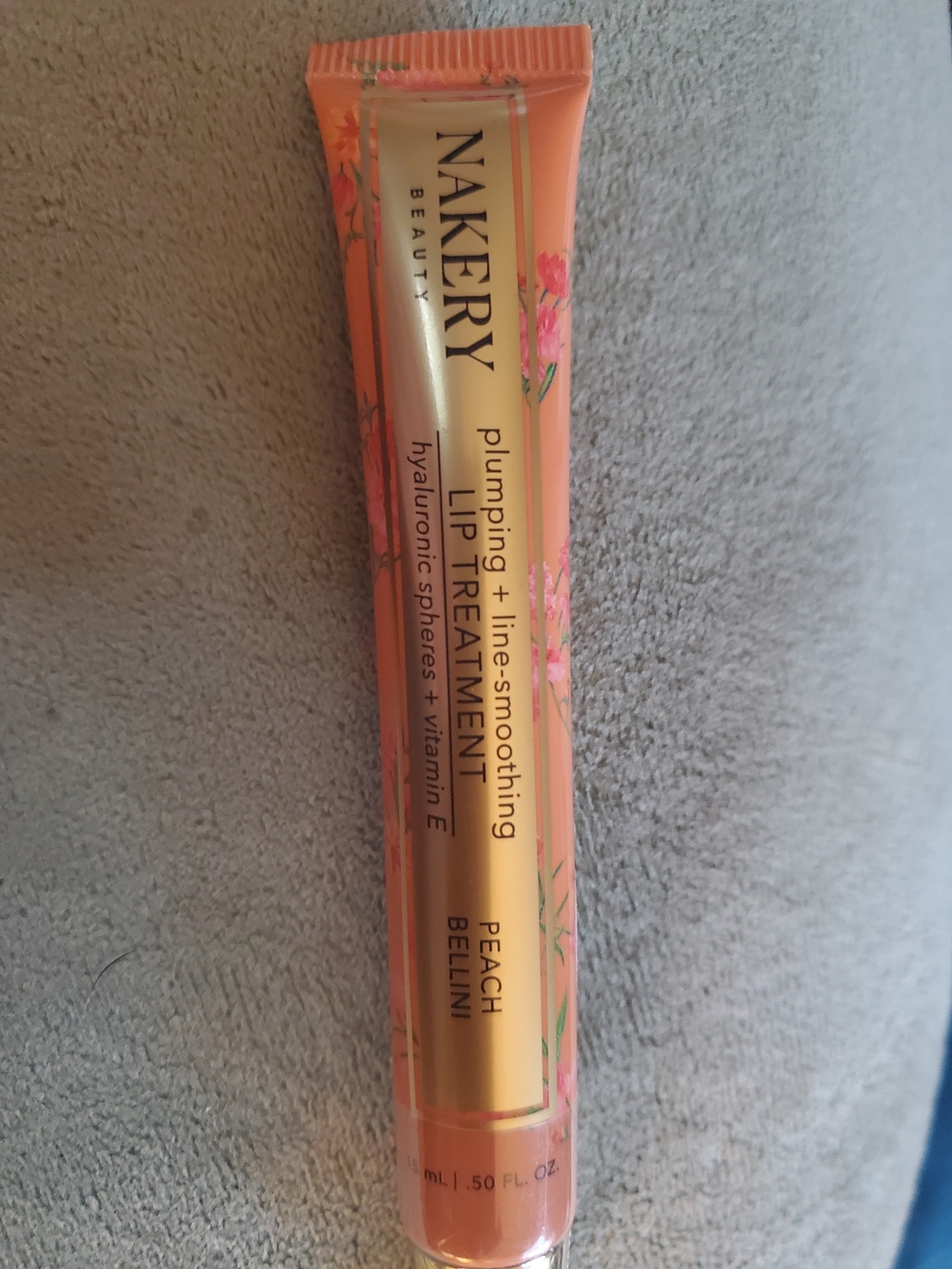 Nakery Peach Lip Treatment - Hydrating Plumping Balm (Peach)